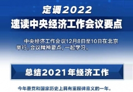 黑龍江全文＋速覽！中央經(jīng)濟(jì)工作會(huì)議定調(diào)2022